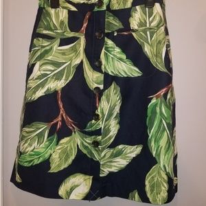 NWT Ann Taylor Amalfi Button Skirt Retail $89